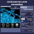 thumbnail image 4 of Manguera navideña decorativa luz led Blanco calido 10 metros DOSYU  DY-ICE10M-MT-2C, 4 of 6