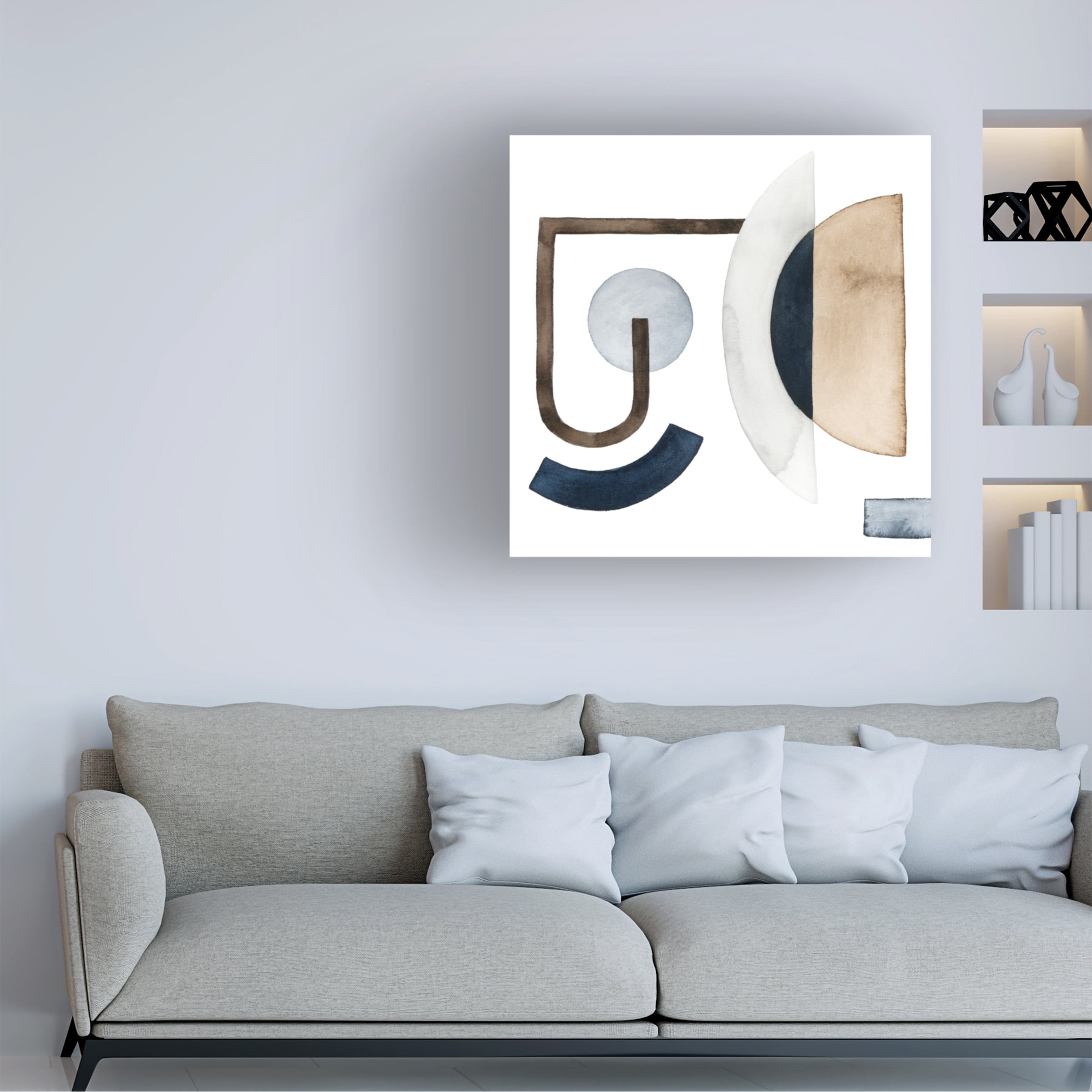 Grace Popp 'Moving Pieces I' Canvas Art
