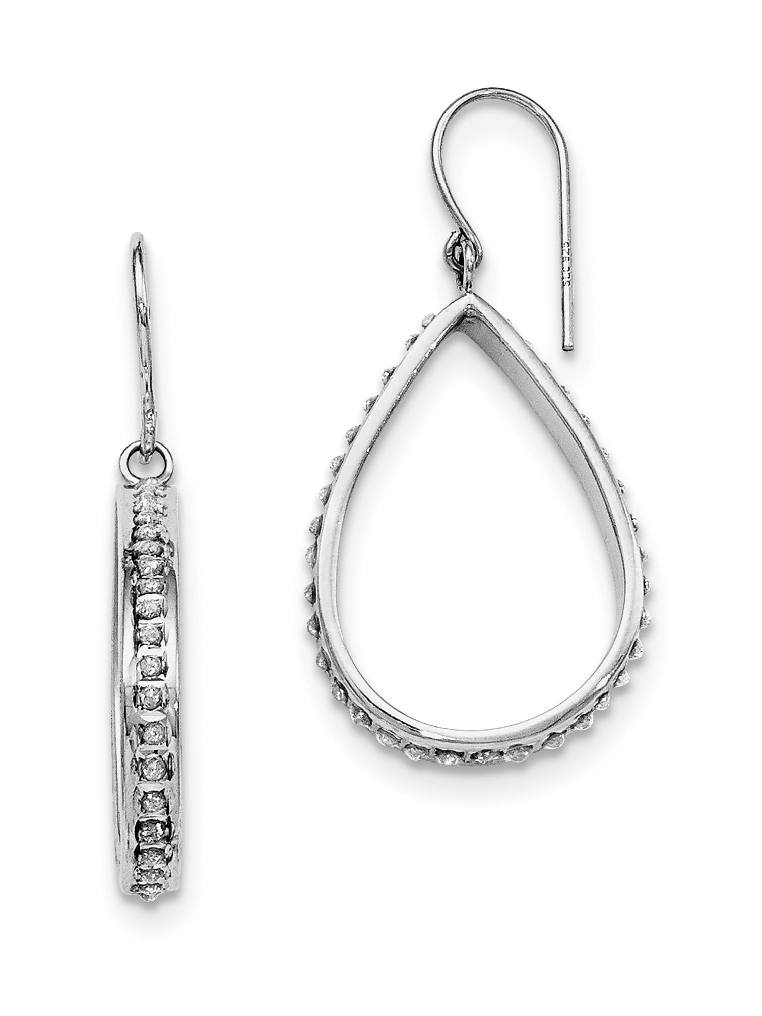 Details about   Natural Polki Diamond Dangle Floral Woman Earring 925 Sterling Silver Jewelry 