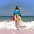 thumbnail image 2 of Osos Bailarines Toalla de playa de secado rápido con diseño temático, regalo para mujeres y niñas, ideal para cumpleaños, fans, amantes de la música, uso en la playa o al aire libre, 78 × 150 cm, 2 of 6