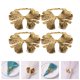 thumbnail image 5 of KAKOWELY 4 piezas de botones para servilletas, porta servilletas de restaurante, útiles anillos de aleación para servilletas., 5 of 5