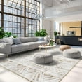 thumbnail image 4 of Boho Area Rug x Carpet Rugs for Living Room Bedroom Moroccan-Machine Washable Rugs for Bedroom Dining Room Living Room Rug Neutral Taupe, 4 of 9