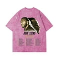 thumbnail image 3 of John Legend Get Lifted 20th Anniversary Tour Wash Cotton Tshirt Unisex Short Sleeve Tee, 3 of 4