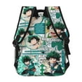 thumbnail image 4 of My Hero Academia Backpack, Anime Daypack Backpack, Casual Travel Laptop Backpack, Lightweight Large Capacity Book Bag, Fit 15 Inch Laptop, 4 of 7