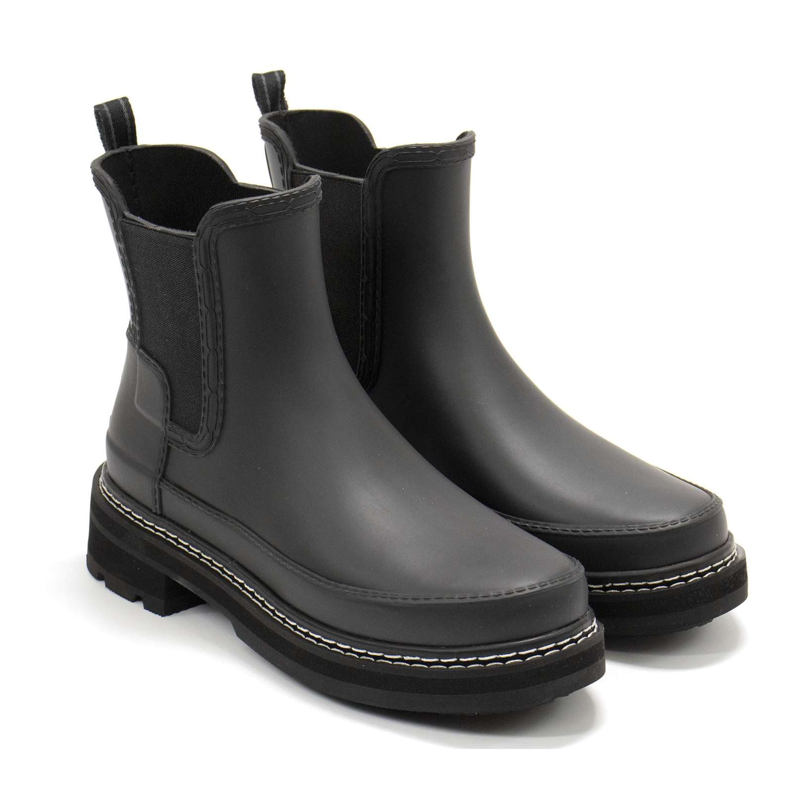 Hunter Womens Commando Chelsea Boots - Walmart.com