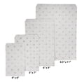 thumbnail image 5 of 100 Qty 6" x 9" Decorative Flat Paper Gift Bags - Silver Polka-Dot on White Bags - for Sales/Treats/Parties Cookies/Gifts - N'icePackaging, 5 of 8