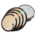thumbnail image 2 of 4pcs Elastic Belt Dampener Drumming Practice Pad Cymbal Mute Practice Silencer Pad Drum Kit Parts Accessories (Random Ribbon Stripe), 2 of 6