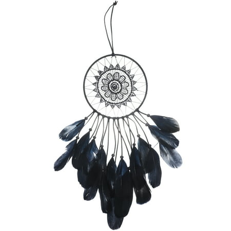 

Hemoton Creative Plume Dream Catcher Pendant Woven Dream Catcher Ornament Hanging Pendant