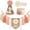 Daisy 1, variant on Fukushima Highchair Banner for 1st Birthday Part，Anniversary Party Decorations Set with Cone Hat and Cake Topper