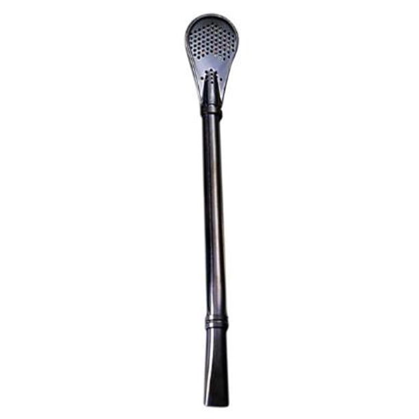 Paja De Acero Inoxidable 2 En 1 Cuchara De Colador No Tóxico Multifuncional Mate De Paja De Acero Inoxidable Kearding HA039843-01