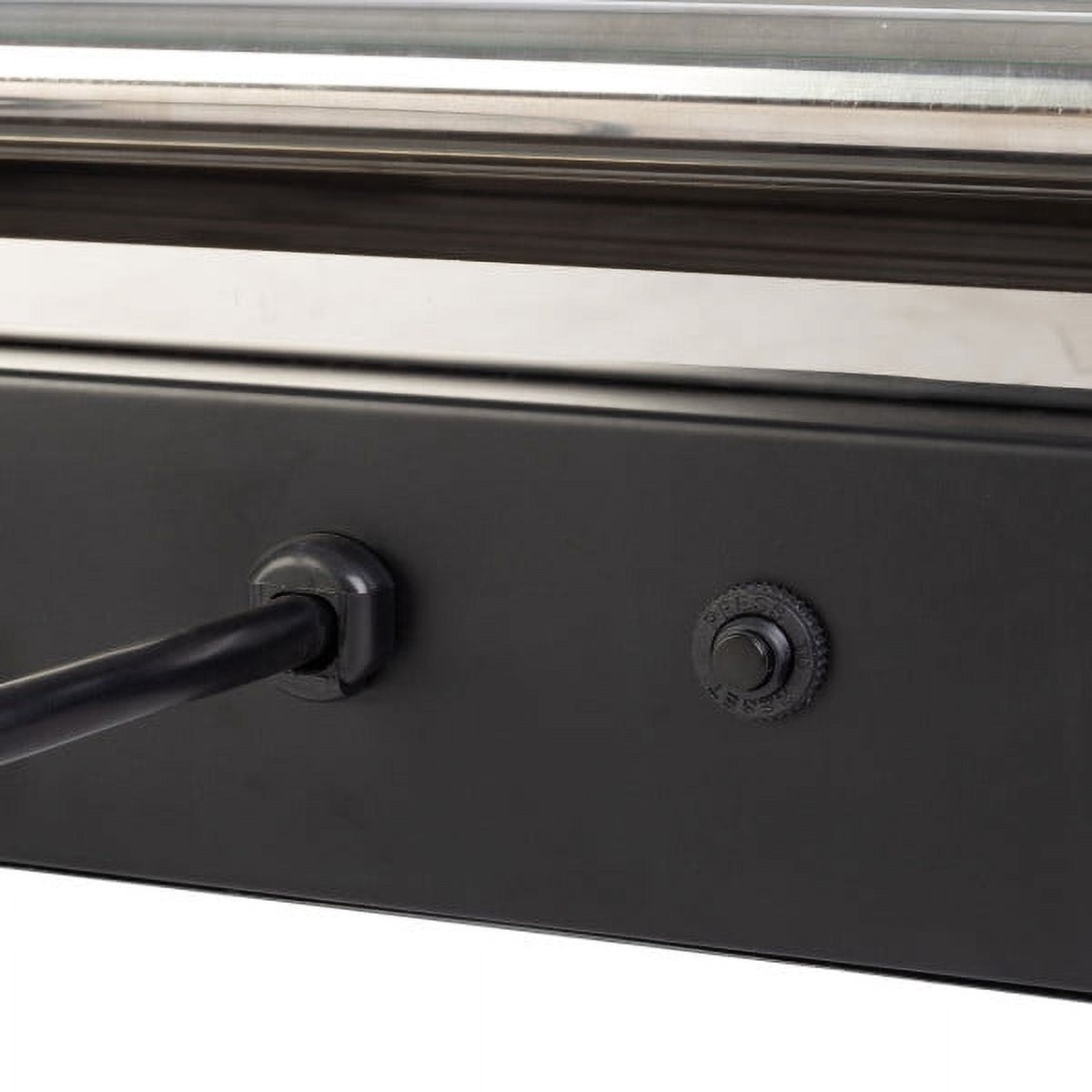 Great Northern Popcorn 9-Roller Hot Dog Grill with Bun Warmer and Cover