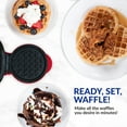 thumbnail image 5 of Nostalgia Mini Wafflemaker Red, 5 of 10