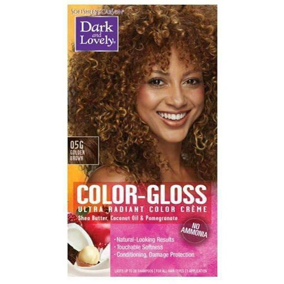 Dark & Lovely Color Gloss Ultra Radiant Color Creme - #05G Golden Brown