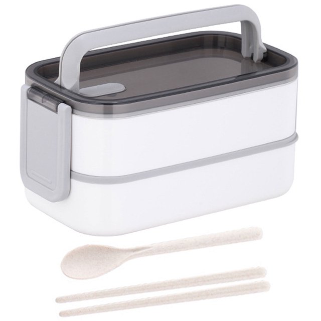 LCXmlly Plant Grow Bag Microwaveable Leakproof Lunch Box Set Large Capacity Bento Cases for School Students