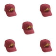 thumbnail image 2 of relayinert Sun Protection Baseball Cap For Kids – Stay Protected And Stylish Under Sun Breathable Polyester Kids Baseball Cap wine red 5Set, 2 of 6