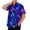 Dark Blue, variant on Men Short Sleeve Polo Shirt Sequin Glitter Shirts Disco Casual Collared Shirts Trendy Retro Button Lounge Top for Men Red L