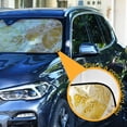 thumbnail image 3 of Gold Easter Eggs Car Windshield Sun Shade Reflector Sunshade Foldable for Front Keeps Vehicle Cool, 3 of 8