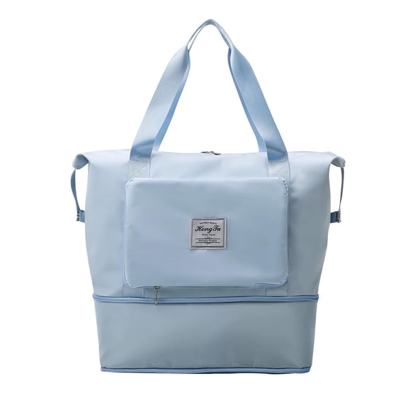 Odeerbi Tote Bag for Women Gym Bag Dry And Wet Separation Swimming Bag Waterproof Beach Storage Sports Equipment Backpack Bag Sky Blue