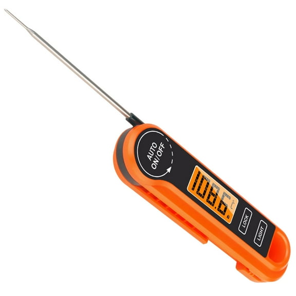 AURARMLET Digital Meat Probe Thermometer For Bbq Grill Cooking Fast Response Rated For Meat Liquid Baked Goods