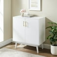 thumbnail image 2 of Pemberly Row 30" Mid Century Modern Accent Cabinet in White, 2 of 4