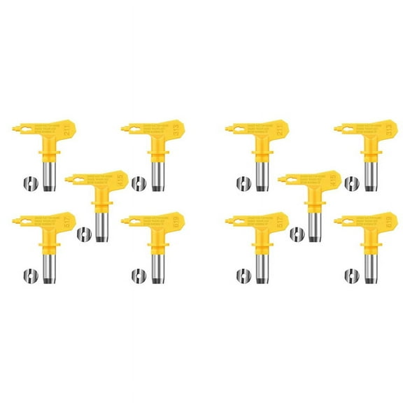 10Pcs Reversible Airless Tips Airless Paint Tips Sprayer Nozzle Spraying Machine Parts(211 313 415 517 619)