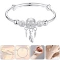 thumbnail image 2 of Pulsera de alambre ajustable Expansible Brazalete Bangle Dream Catcher Charm Bulk Bangle, 2 of 4
