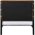 thumbnail image 5 of Meridian Furniture Abigail Cognac Vegan Leather Twin Bed, 5 of 8