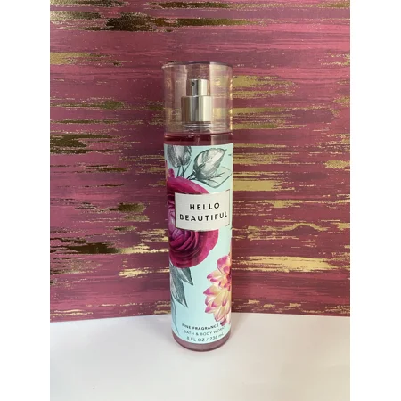 Bath & Body Works Fine Fragrance Mist HELLO BEAUTIFUL 8 fl oz