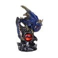 thumbnail image 2 of Medieval Fantasy Guardian Dragon Protecting Red Gemstone Fantasy World Decor Col, 2 of 2