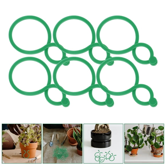 OHOIOLLA 100Ud Soporte Para De Plantas En Jardín Plástico Fácil De Instalar Y Ajustar