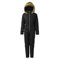 thumbnail image 5 of guisaled Snowsuit for Women One Piece Ski Suit Jumpsuit Onesie Outdoor Sports Waterproof Warm Snow Suits with Hood Removable Fur Collar Clothing, 5 of 7