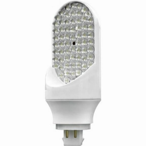 Dabmar Lighting DL-T-LED-24-65K-W Revolvable T-4 Pin G24 Base LED 3.6 watt 24 LED 120 V Lamp, White