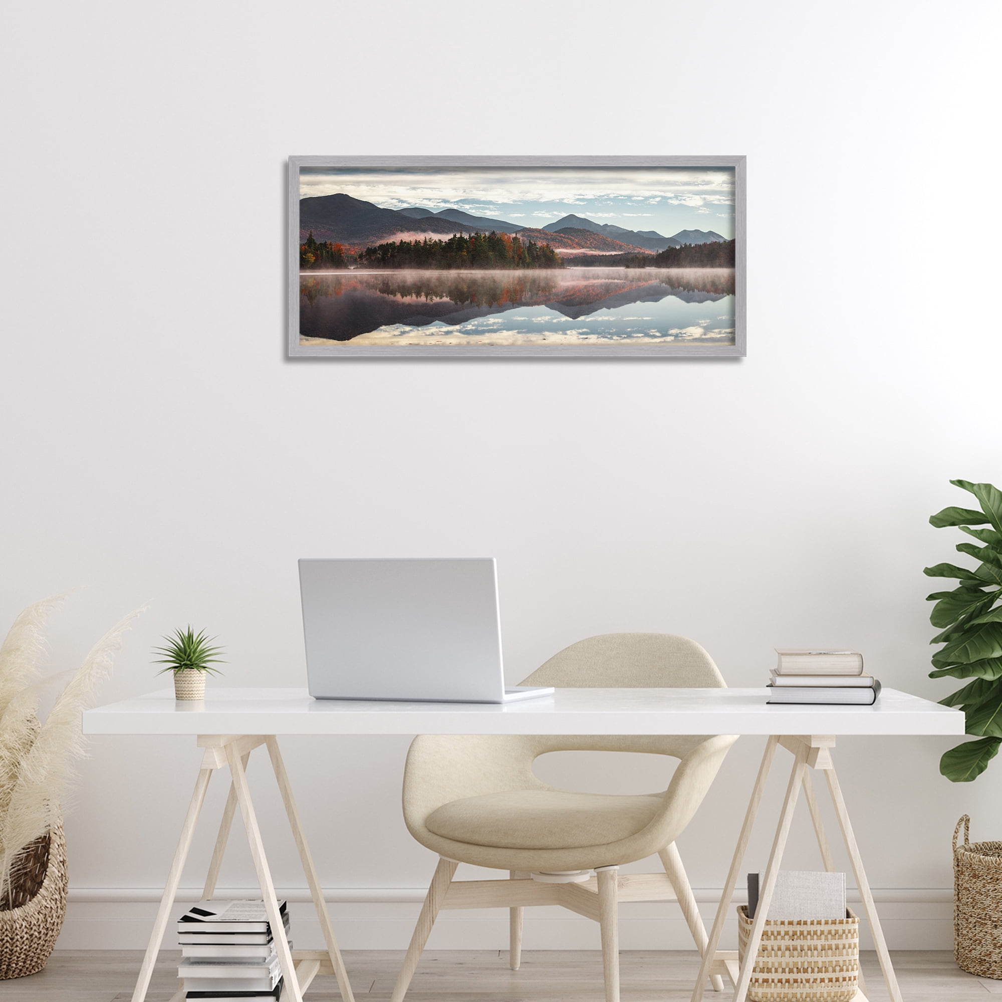 Stupell Industries Panoramic View From Boreas Ponds Gray Framed Giclee Art, design by Jonathan Zaharek