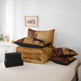 thumbnail image 5 of YST Horse Queen Comforter Set - 7-Piece Cowboy Boots Bedding Set, Queen, 5 of 5