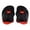 Black, variant on Pebbuoy 1 Pair Beginner Hand Paddles Swimming Fins with Strap Ergonomic Shape Ultralight Swim Training Children Diving Aid Tool