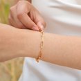 thumbnail image 2 of MYG Bracelets en Acier Inoxydable pour Femmes Chaîne à Maillons Mode Bijou Charme, 2 of 9