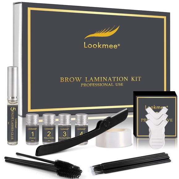Lookmee Professional Instant Eyebrow Lift Kit, At Home DIY Long Lasting Eyebrow Perming Kit for Fuller and Messy Eyebrows