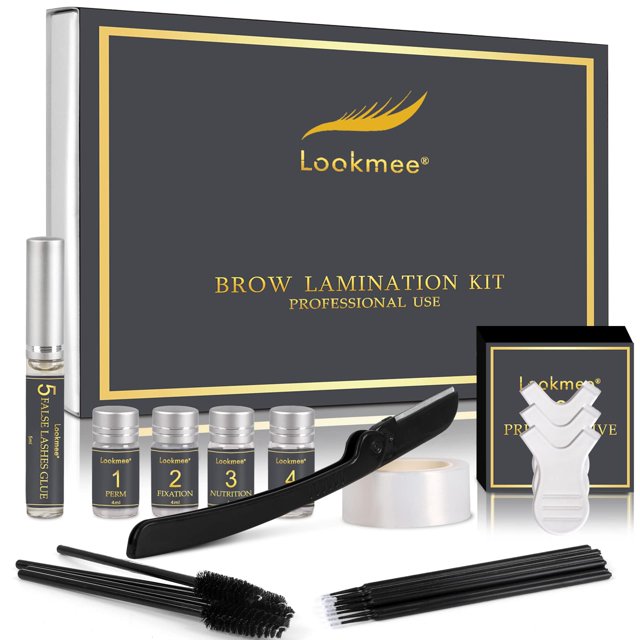 Lookmee Professional Instant Eyebrow Lift Kit, At Home DIY Long Lasting Eyebrow Perming Kit for Fuller and Messy Eyebrows