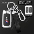 thumbnail image 6 of For Peugeot 206 D 2/3 buttons key case Zinc Alloy Leather Car Key Case Cover 306 307 407 807, 6 of 10