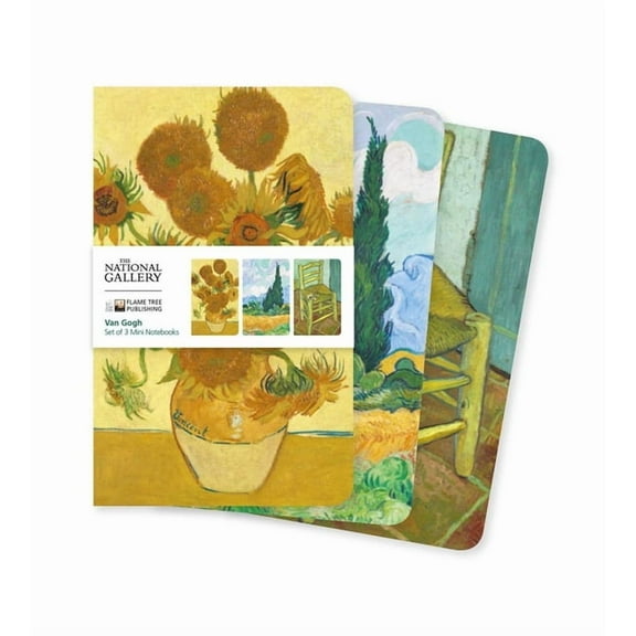 Mini Notebook Collections National Gallery: Van Gogh Set of 3 Mini Notebooks, (Hardcover)