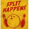 thumbnail image 2 of Split Happens Bowling League Nerd Sweatshirt for Men or Women Brisco Brands 2X, 2 of 6