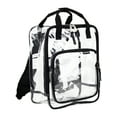 thumbnail image 7 of Eastsport Double Handle Clear Backpack, Black, 7 of 7