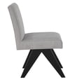 thumbnail image 4 of Steve Silver Magnolia Modern Upholstered Dining Chair, Set of 2, Gray, 4 of 12