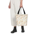 thumbnail image 3 of Vsdgher Floral1 print Reusable Shopping Grocery Bags for Women Shopping with Pouch Foldable Pouch Lightweight Polyester Fabric, 3 of 6