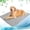 Gray, variant on Srugzu Cooling Mat, Pet Cooling Mat for Dogs Cats Summer Pet Bed Self Cooling Blanket Breathable Rest Pad 70x55cm Blue