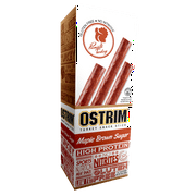 Ostrim Turkey Snack Stick, Maple Brown Sugar, Pack of 10, 1.5 oz sticks
