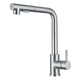 thumbnail image 1 of Mezclador de cocina con cabezal de ducha desmontable, grifo giratorio de 360° con 2 opciones de pulverización, grifo de acero cepillado de alta calidad, 1 of 5
