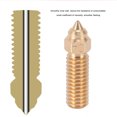 thumbnail image 3 of Brass Nozzles, for PLA ABS PETG TPE TPU PC, Smooth Inner Wall, Prevent Clogging, High Thermal Conductivity, 3 of 7