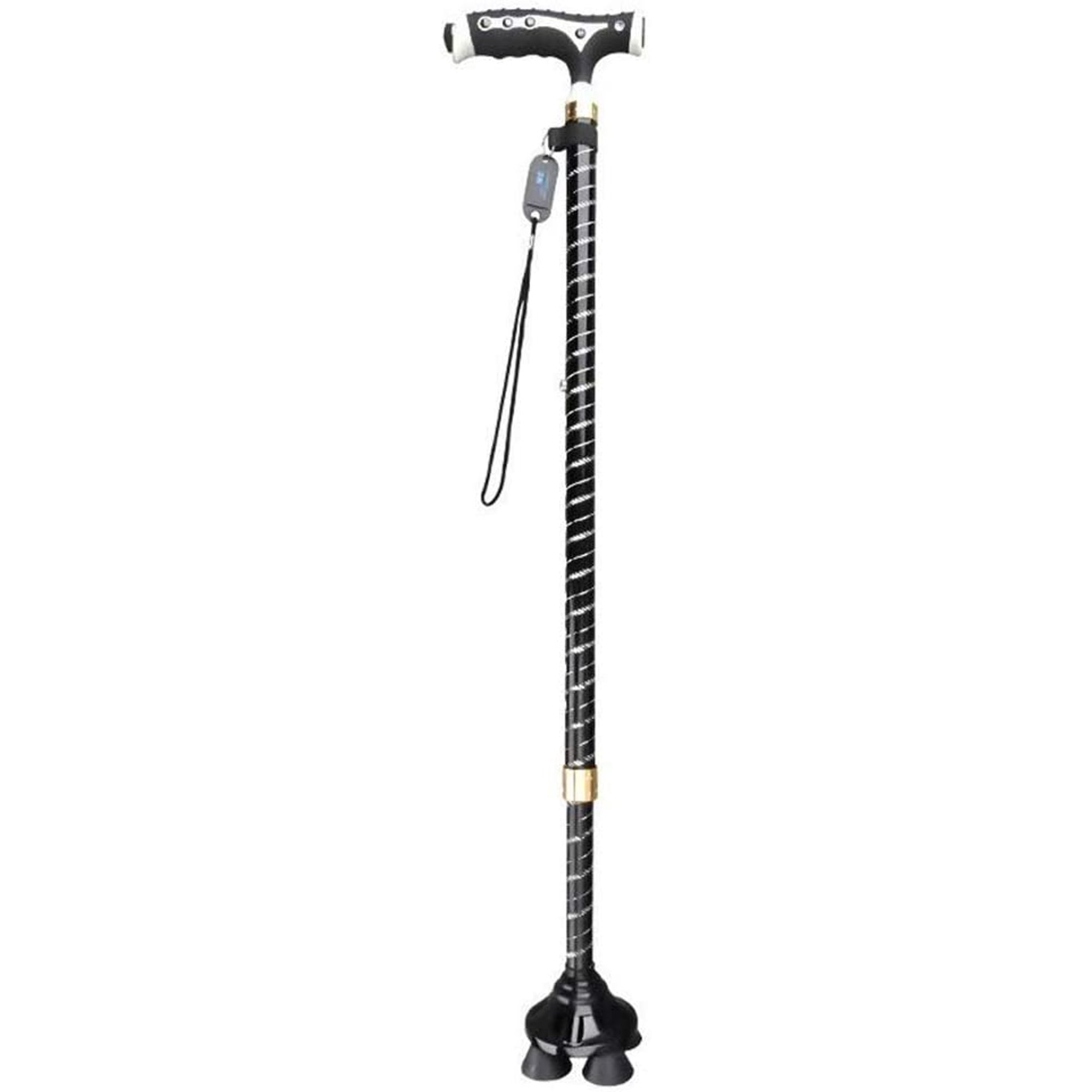 Crutch Elderly People Auxiliary Fourjaw Assist Cane Rotate Four Feet