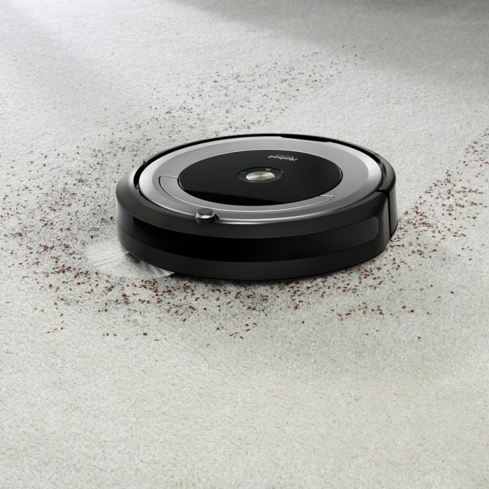 pegefinger eksil Slip sko iRobot Roomba 690 App-Controlled Robot Vacuum - Black/Silver (Used) -  Walmart.com